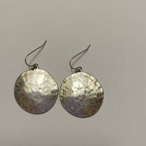 Silver earrings